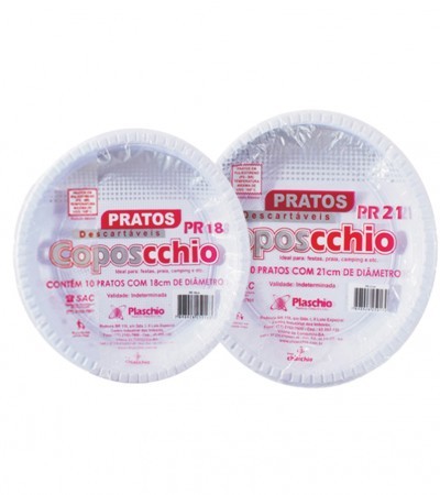 PRATO DESC. PR 15 RASO C/ 10 UND SCHIO