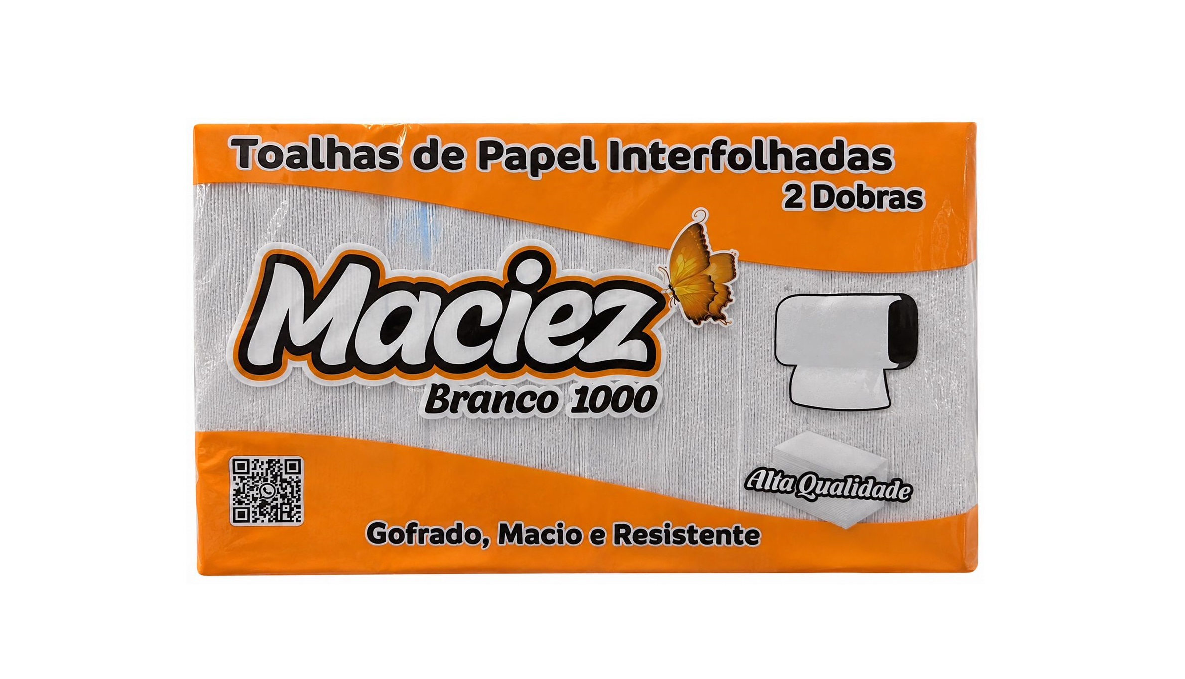 PAPEL TOALHA BRANCO MACIEZ 1000 