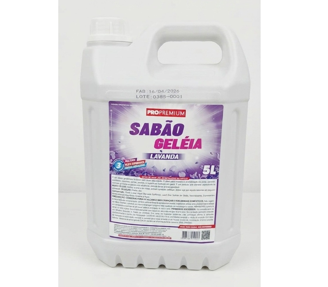 SABAO GELEIA LAVANDA 5LT PROPREMIUM 