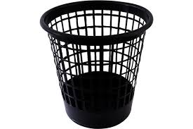 CESTO TELADO 10 LTS GIGAPLAST LUXO PRETO