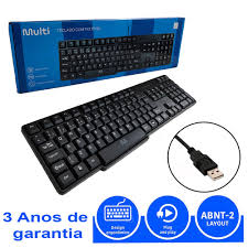 TECLADO USB C/FIO SLIM TC193