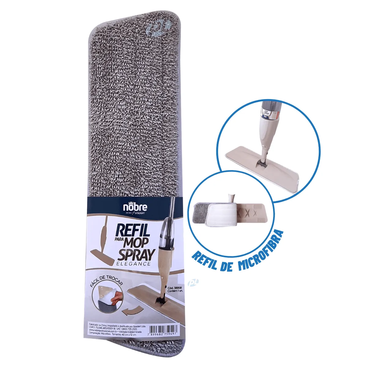 REFIL MOP SPRAY NOBRE NOBRE