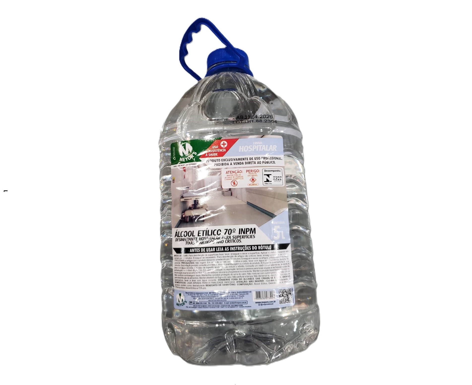 ALCOOL MEYORS LIQ 70% BB C/5 LITROS