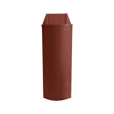 CESTO 51X24 23L MARROM C/ TAMPA BASCULA