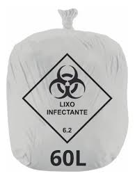 SACO P/ LIXO 60L HOSP INFEC ECOMAIS C100