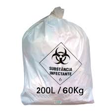 SACO P/ LIXO 200L HOSP INFEC ECOMAIS 100