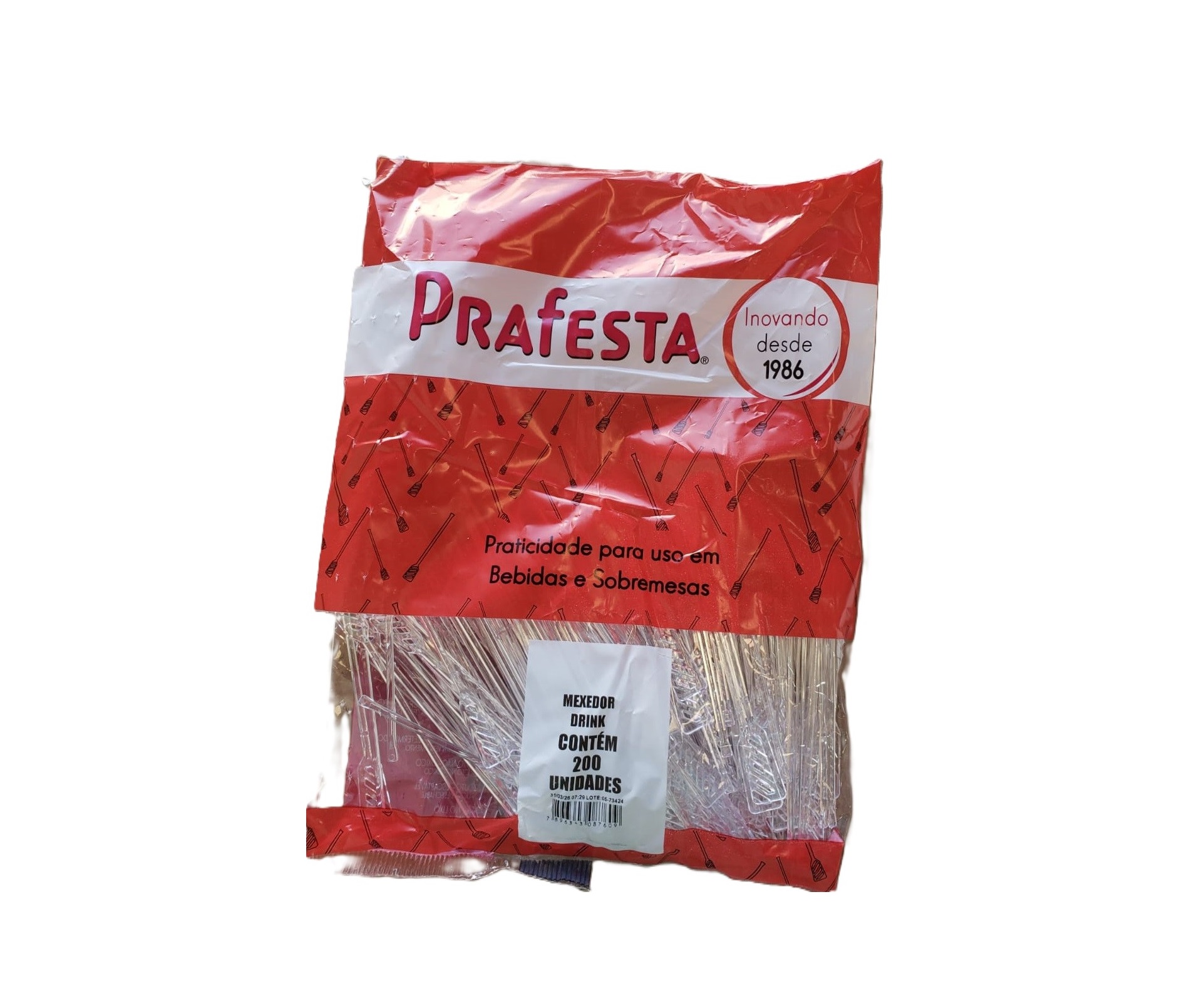 MEXEDOR DE DRINK CRISTAL PRAFESTA 200 UN