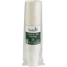 COPO DE PAPEL BIO 120ML C/50 BRANCO