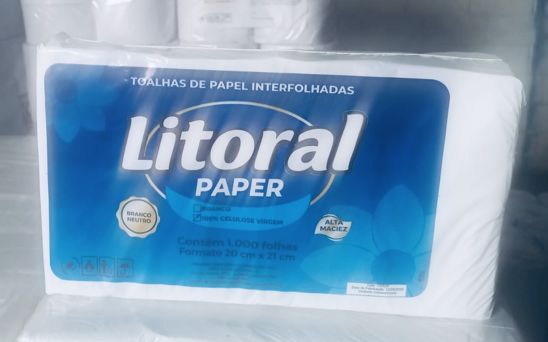 PAPEL TOALHA BR LITORAL 1000 720FLS