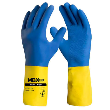 LUVA LATEX SLIM (M) BICOLOR NEOPRE MEDIX